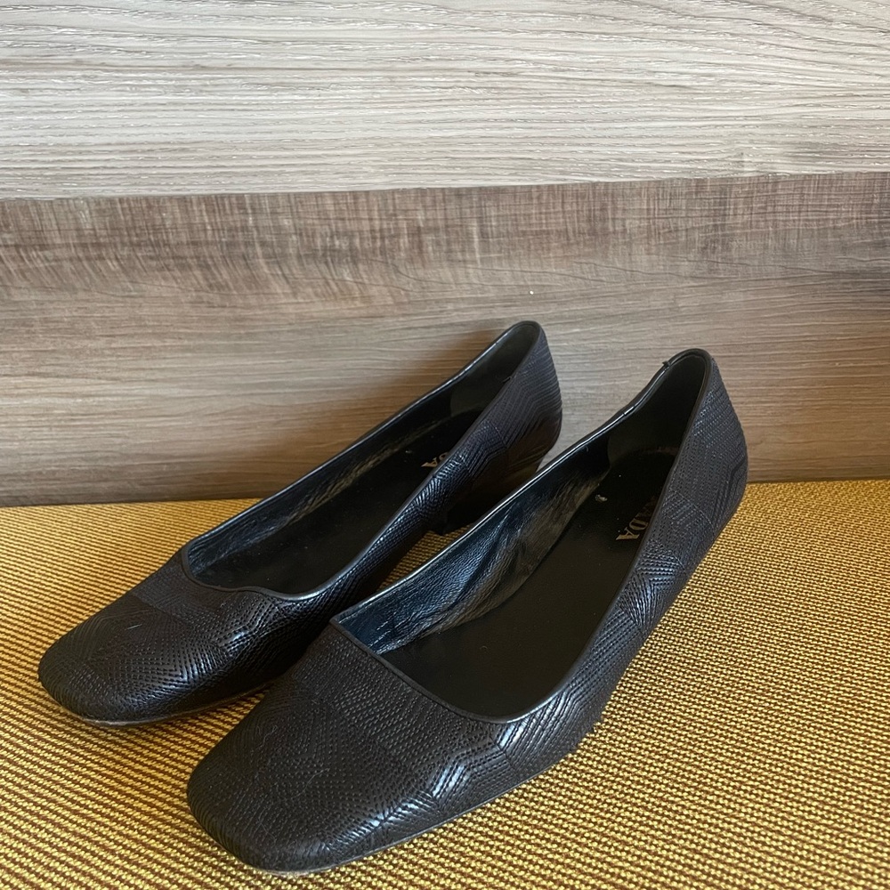 Prada VINTAGE Black Mini Heels
